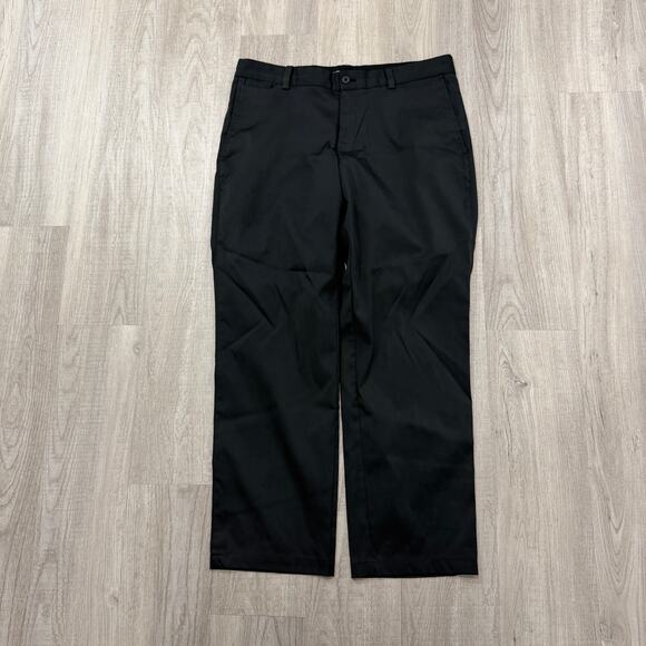 Nike Golf Dri-Fit Tour Performance Pants Men's 32x30 Black Flat Front 639779-010 - Picture 1 of 10